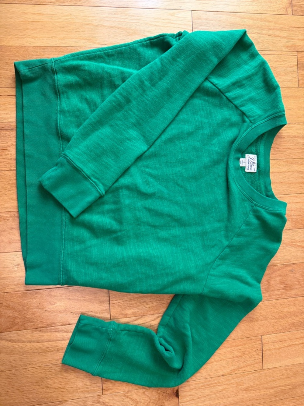 J. Crew ‘Re-Imagined’ Green Crewneck Sweater